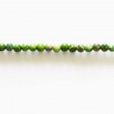 BeauMonde Bijoux - Jaspe impression 4 mm vert perle ronde teinté A Chine