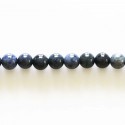 Dumortierite 6 mm round bead - BeauMonde Bijoux
