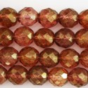Pearl faceted 10 mm dark pink - BeauMonde Bijoux