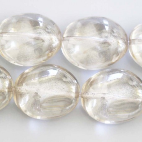 Pebble bead crystal 25x20 mm - BeauMonde Bijoux