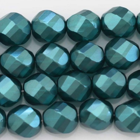 BeauMonde Bijoux - Perle laquée 12 mm ronde grandes facettes canard