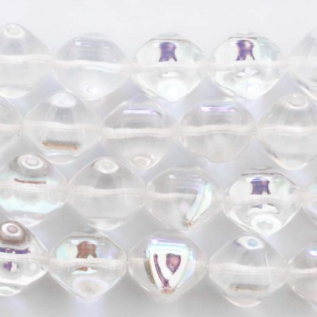 BeauMonde Bijoux - Perle 12mm carré diagonal cristal