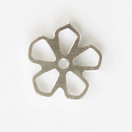 BeauMonde Bijoux - Pendentif fleur plate ajourée 14mm