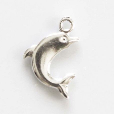 BeauMonde Bijoux - Pendentif dauphin 10x15mm