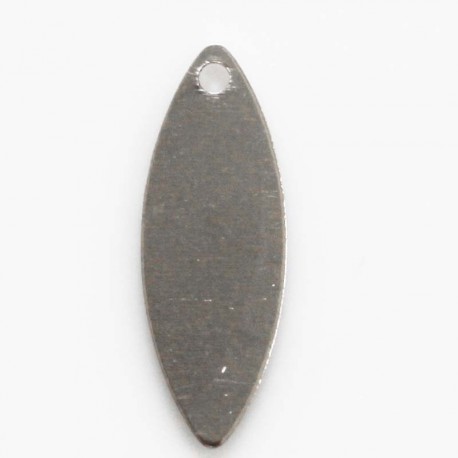 Sheet 1 hole 2 cm silver metal - BeauMonde Bijoux
