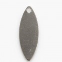 Sheet 1 hole 2 cm silver metal - BeauMonde Bijoux