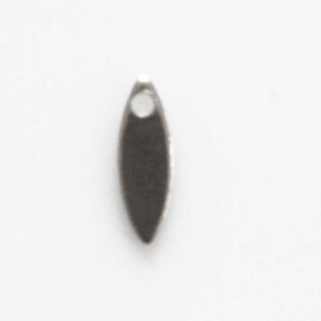 Sheet 1 hole 1cm silver metal - BeauMonde Bijoux