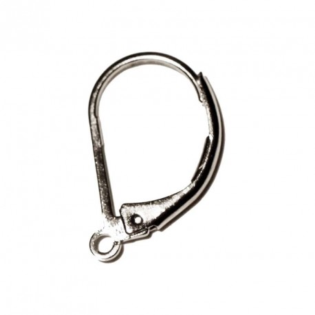 BeauMonde Bijoux - Dormeuse système fermé anneau 17 mm