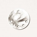 Médaille irrégulière 15 mm 5 trous