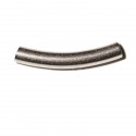 BeauMonde Bijoux - Tube lisse courbé 2,5 cm diam 3 mm