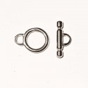 Fermoir rond 2 parties 20 mm