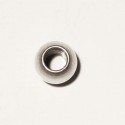 Perle applatie laiton 6 mm int 2.5 mm(peut servir de cache noeud)