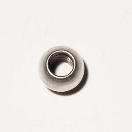 Pearl flattened brass 8 mm - BeauMonde Bijoux