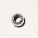 Perle applatie laiton 8 mm trou intérieur 4 mm(peut servir de cache noeud)
