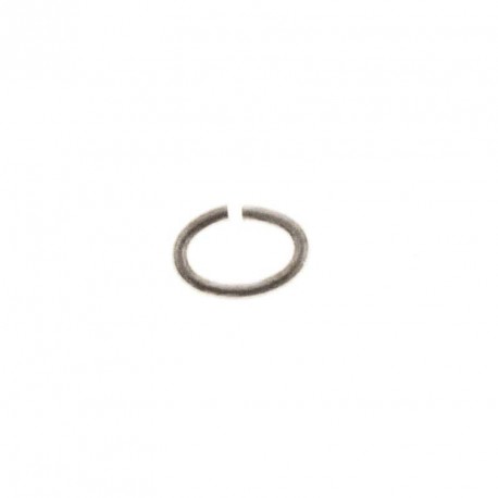 BeauMonde Bijoux - Anneau ovale 3x5 mm fil 1mm int 2.5x3.5mm titanium