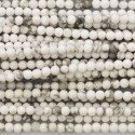 BeauMonde Bijoux - Howlite blanche 2 mm perle ronde A Canada