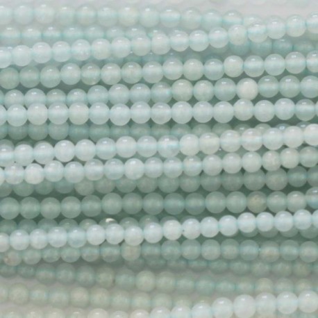 BeauMonde Bijoux - Amazonite 2 mm perle ronde A Chine