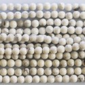 Howlite 3 mm perle ronde blanche A Canada