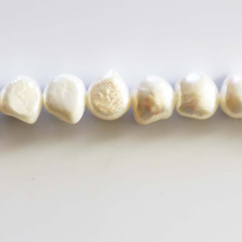 Biwa 7X8 perle grise baroque - BeauMonde Bijoux