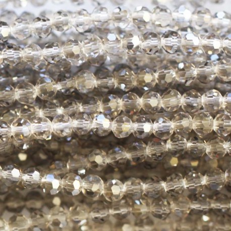 BeauMonde Bijoux - Perle 4 mm ronde facetée