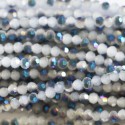 Glass bead 3 mm round faceted