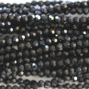 Glass bead 3 mm round faceted - BeauMonde Bijoux