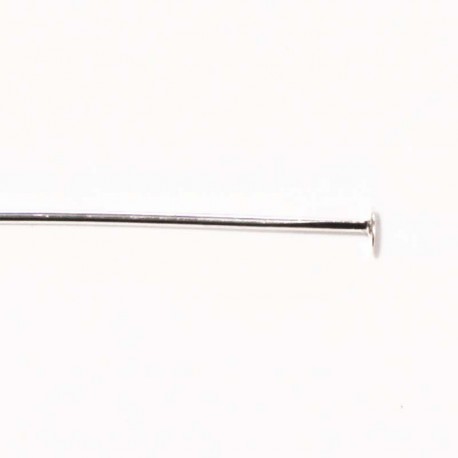 Nail 30 mm silver metal - BeauMonde Bijoux