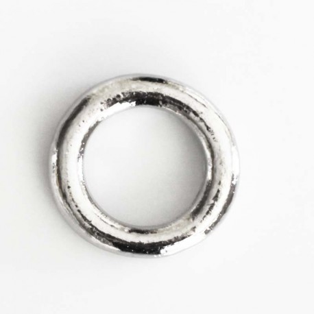 Ring closed 16 mm silver - BeauMonde Bijoux