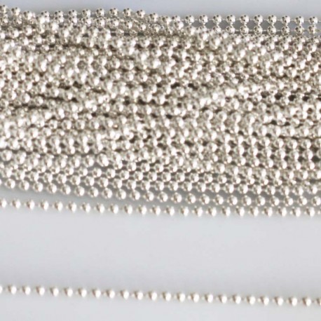 BeauMonde Bijoux - chaine boule fine 1,5mm