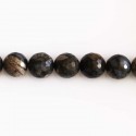 BeauMonde Bijoux - Opale grise 10mm perle ronde facettée A Afrique