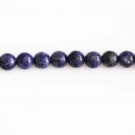 Sodalite 8/8.4 mm environ perle ronde A+ Afrique du Sud