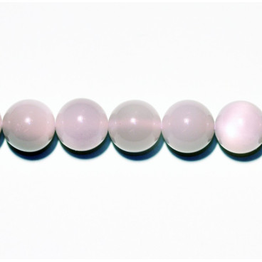 BeauMonde Bijoux - Pierre de lune blanche perle ronde 8 mm qualité AA Sri Lanka
