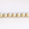 Wooden bead 8 mm round varnished