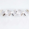 BeauMonde Bijoux - Cristal de roche 8 mm environ cube diagonal A+ Brésil