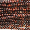 BeauMonde Bijoux - Oeil de taureau (rouge) 3 mm environ perle ronde A Afrique