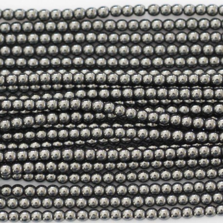 BeauMonde Bijoux - Hématite 2/2.3 mm environ perle ronde