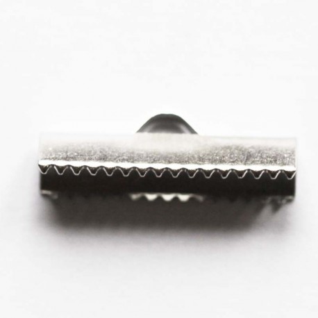 BeauMonde Bijoux - Serre ruban 25 mm métal argenté