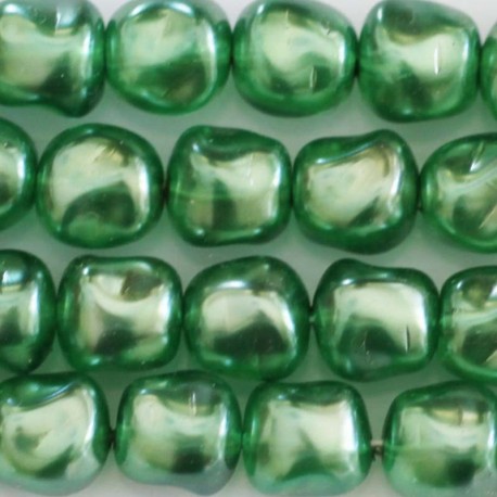 BeauMonde Bijoux - Perle de Bohême nacrée baroque 9 mm