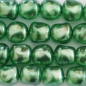 Perle de Bohême nacrée baroque 9 mm