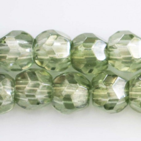 BeauMonde Bijoux - Perles Bohème 10 mm à facettes trou de 4mm environ