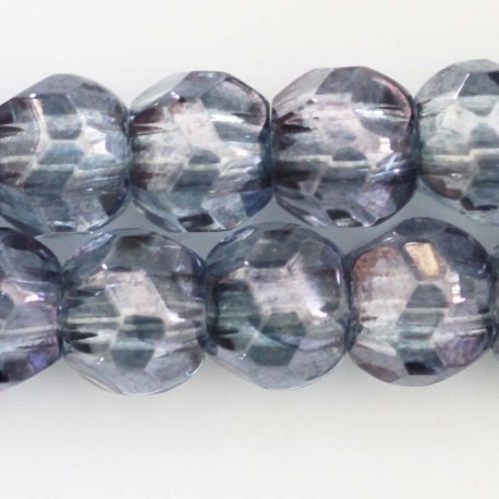 BeauMonde Bijoux - Perles Bohème 10 mm à facettes trou de 4mm environ