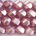 Perles 8 mm ronde facetées nacrées