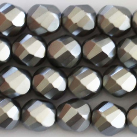 BeauMonde Bijoux - Perles 8 mm ronde facetées nacrées