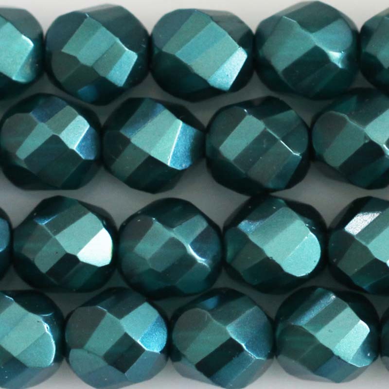 25 Perles Rondes En Nacre Bleu Saphir 10 Mm - Pour Création Bijoux DIY