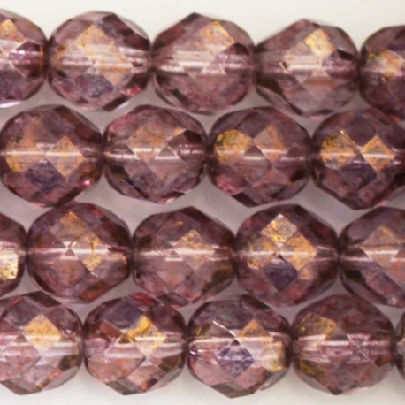 BeauMonde Bijoux - Perles 8 mm rondes facetées de bohème