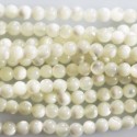 BeauMonde Bijoux - Nacre 2.5/3 mm environ blanche perle ronde qualité A Indonésie