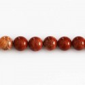 Jasper red round bead 8 mm