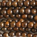 BeauMonde Bijoux - Bronzite 4 mm perle ronde A Brésil