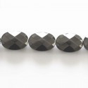 Hematite 10x14 oval faceted