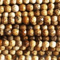 Jasper landscape bead 3 mm faceted round - BeauMonde Bijoux